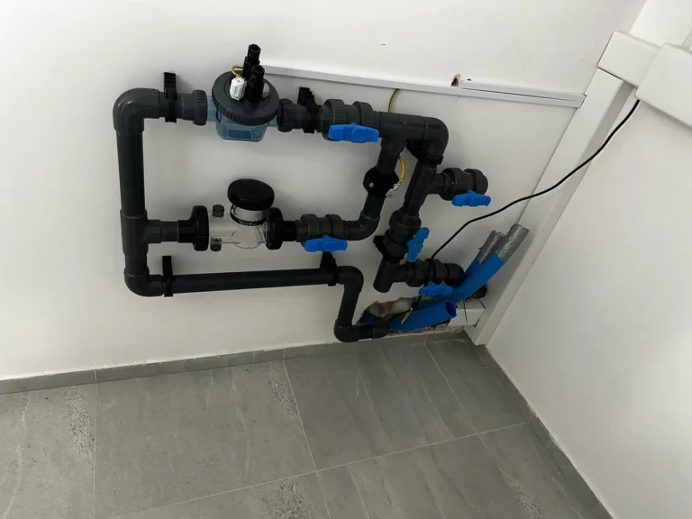 Technická miestnosť bazéna Magiline s filtráciou a ovládaním